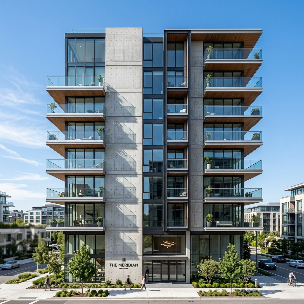 Edifício residencial contemporâneo de alto padrão